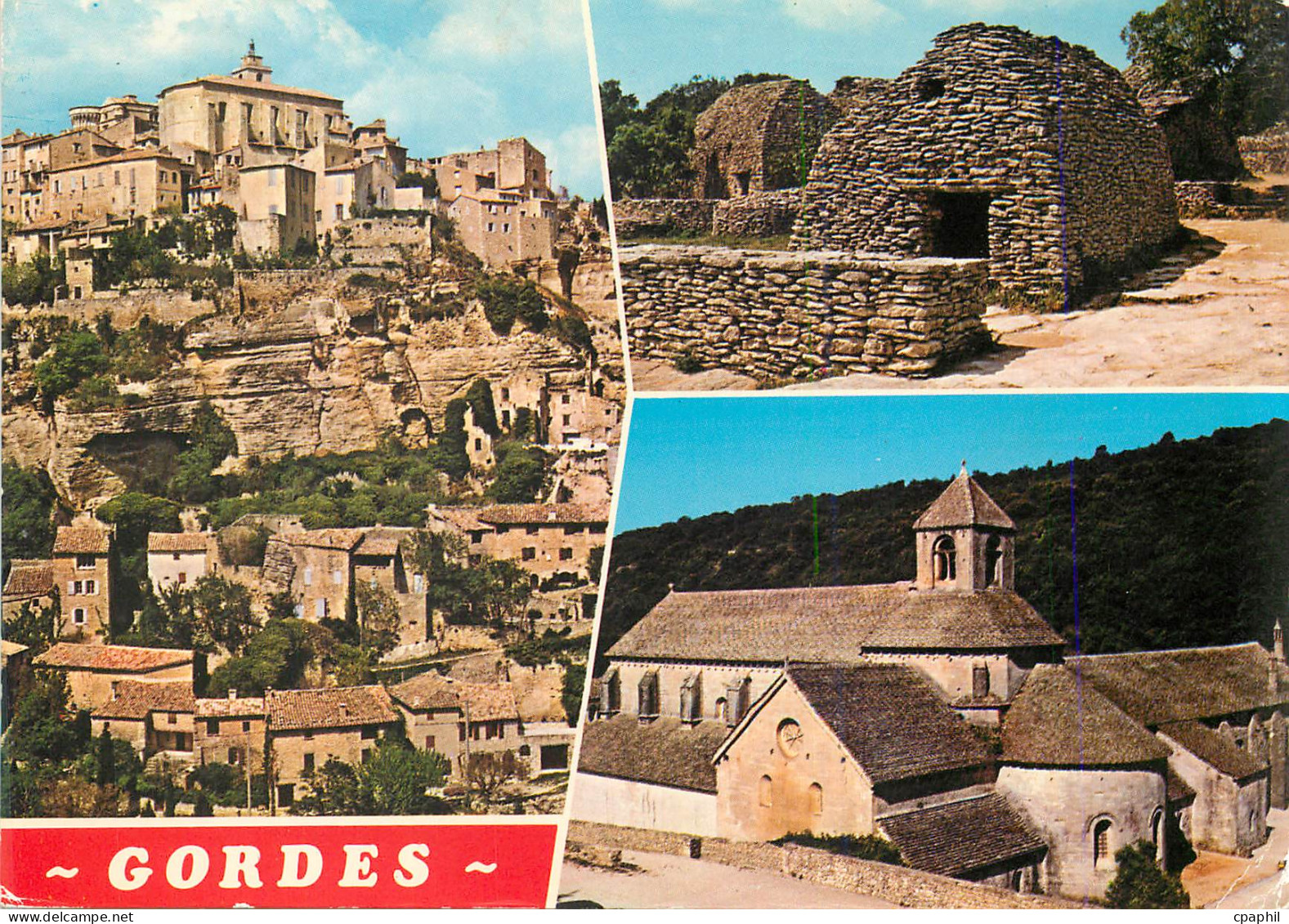 CPM Gordes (Vaucluse) Pittoresque Village Accroche a Une Falaise