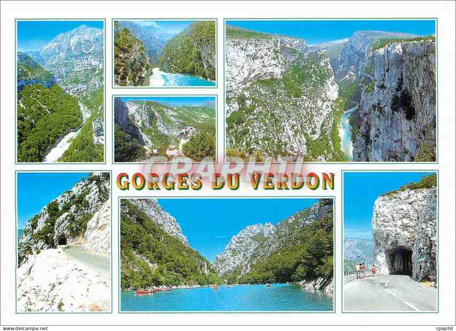 CPM Gorges du Verdon long de 175 km le Verdon traverse de nombreuses gorges profondes