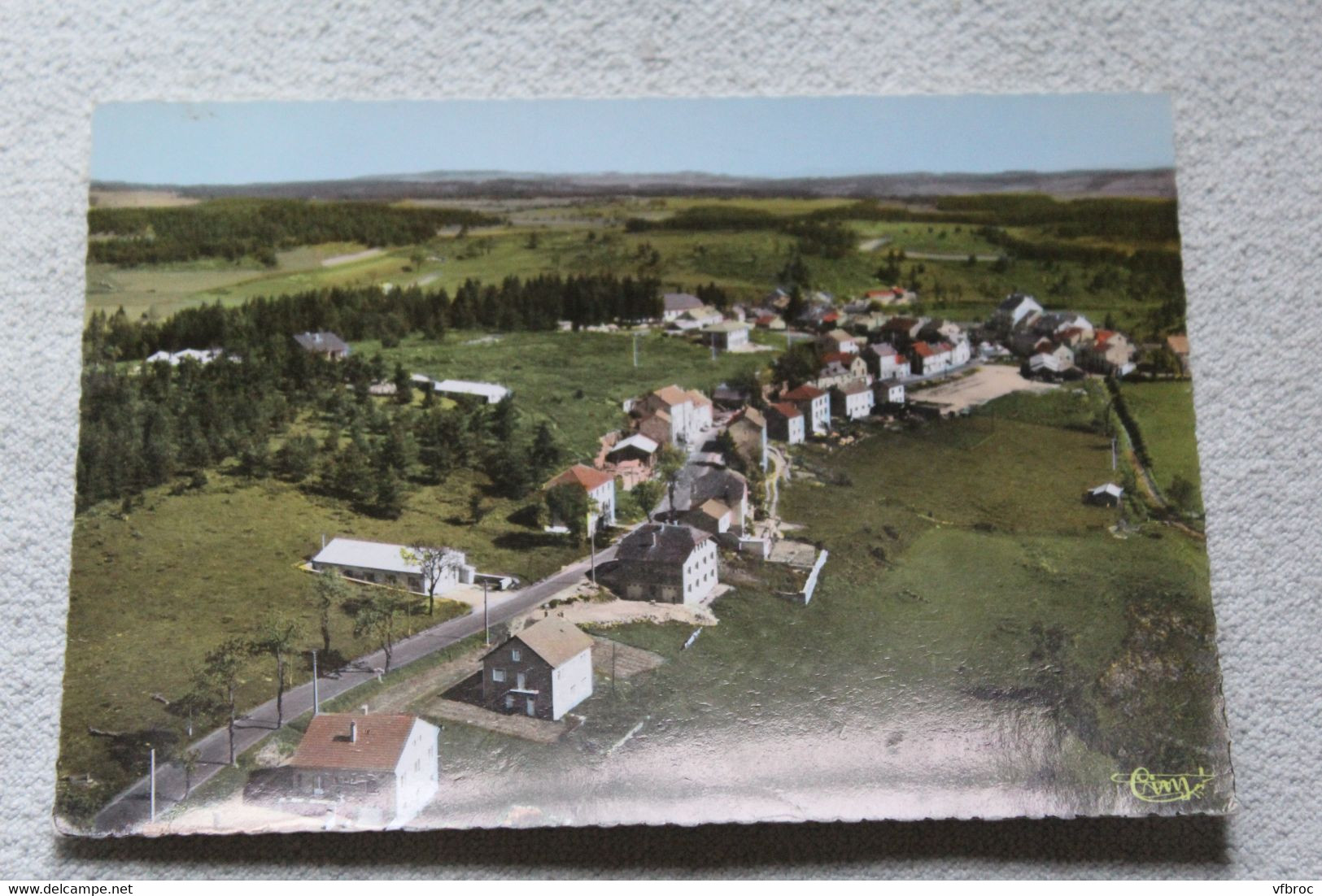 Cpm, Grandrieu, la route de Mende, Lozère