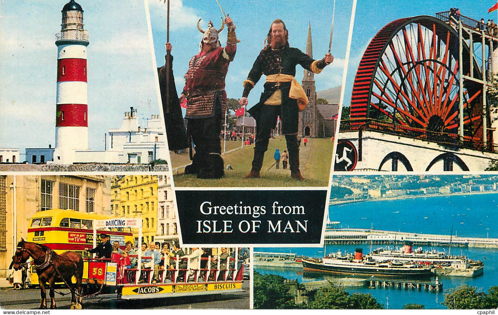 CPM Greeting from Isle of Man Viking Bateau