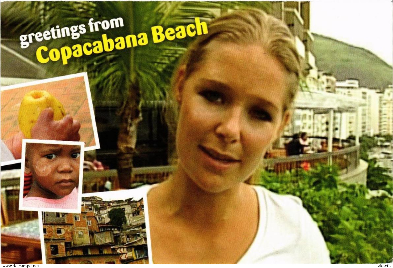 CPM greetings from Copacabana Beach. BRAZIL (622887)