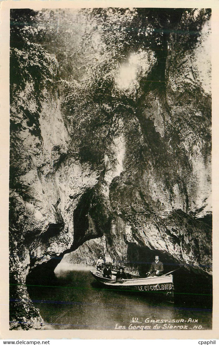 CPM Gresy sur Aix Les Gorges du Sierroz