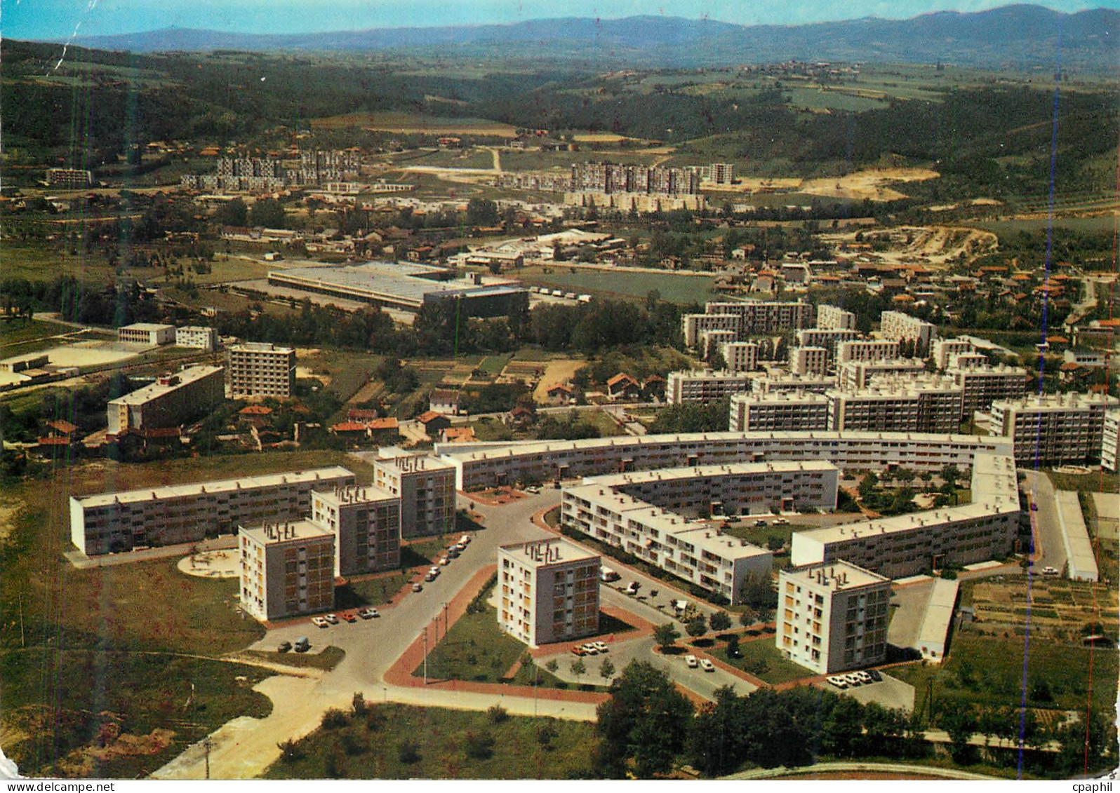 CPM Grigny Rhone Vue generale