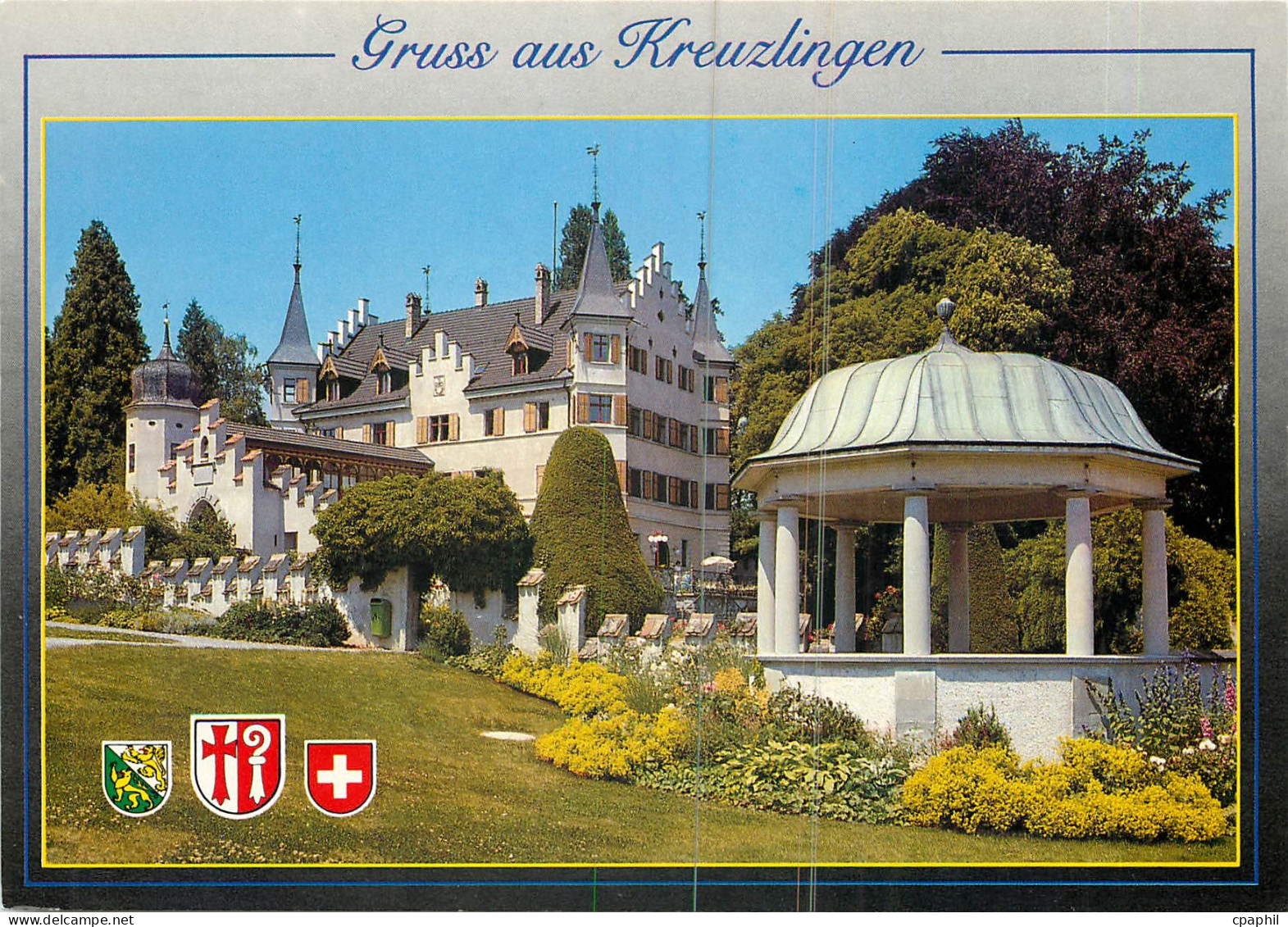 CPM Gruss aus Kreuzlingen Restaurant Schloss Seeburg