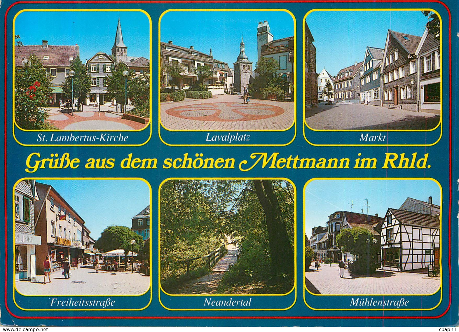 CPM Grusse aus Dem Schonen Mettmann im Rheinland