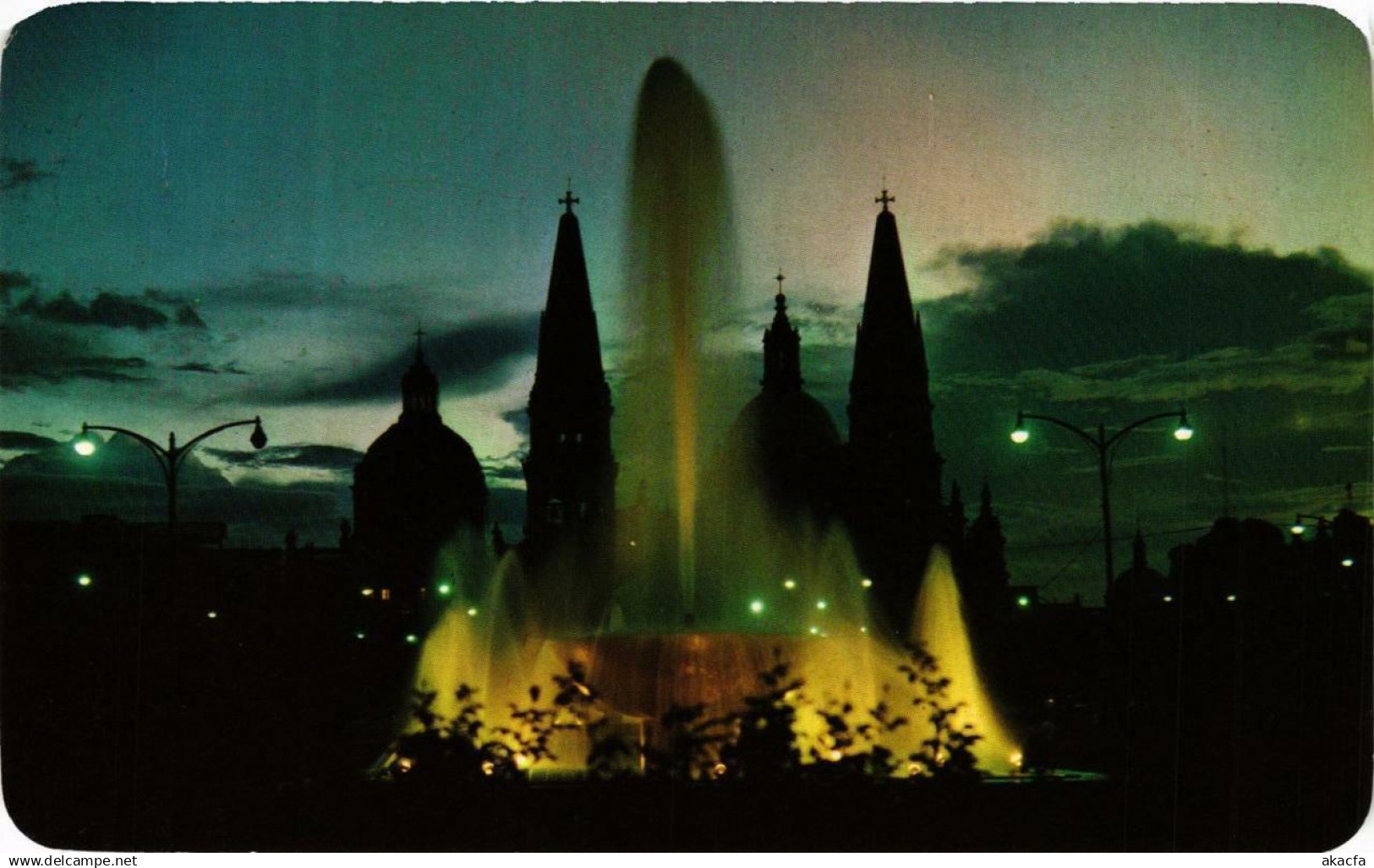CPM GUADALAJARA La Catedral de GUADALAJARA al atardecer MEXICO (648022)