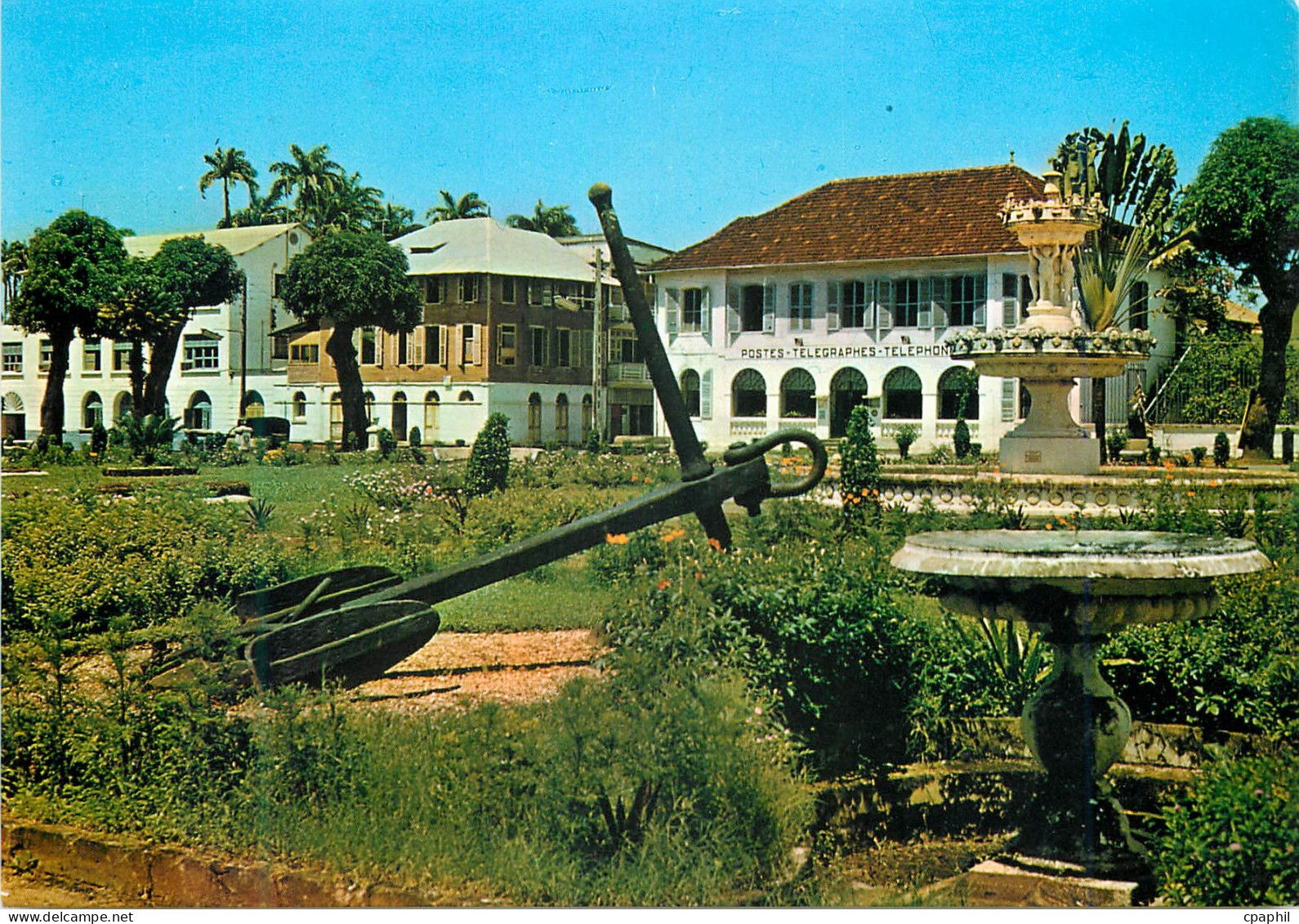 CPM Guyane Francaise Cayenne La Poste place de Grenoble