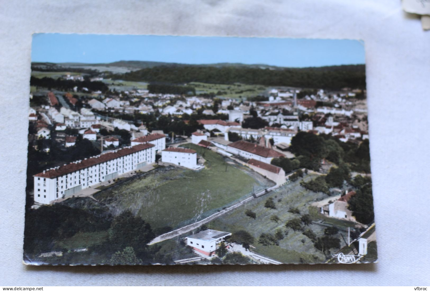 Cpm, Héricourt, vue générale aérienne, Haute Saône 70