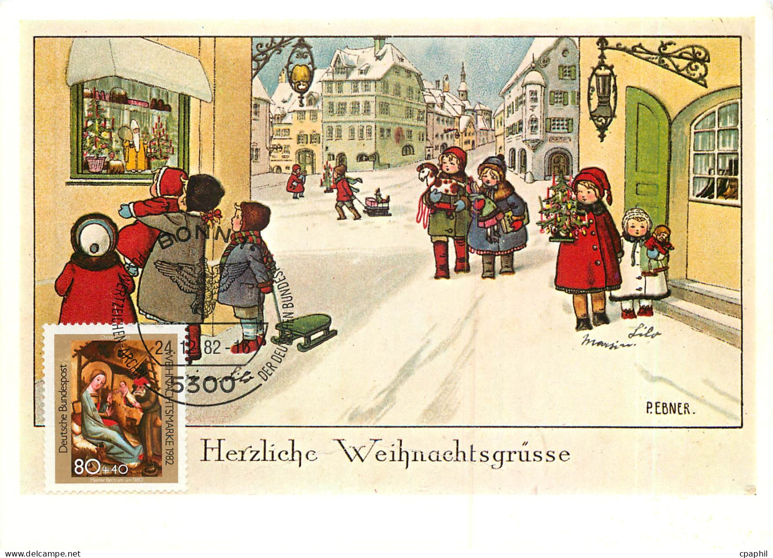 CPM Herzliche Weihnachtsgrusse