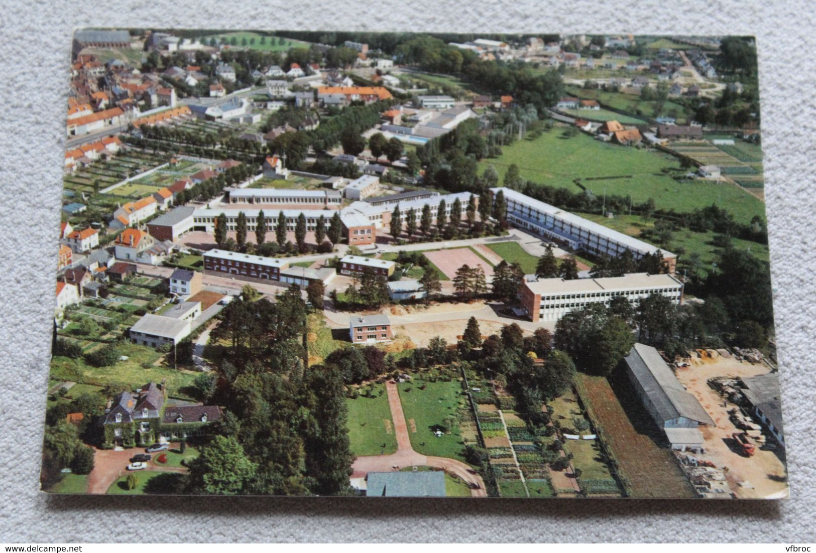 Cpm, Hesdin, groupe scolaire, Pas de Calais 62