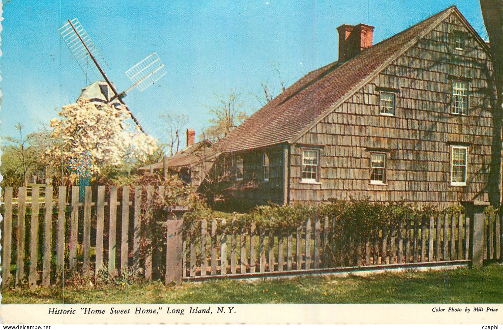 CPM Historic Home Sweet Home Long Island NY Moulin