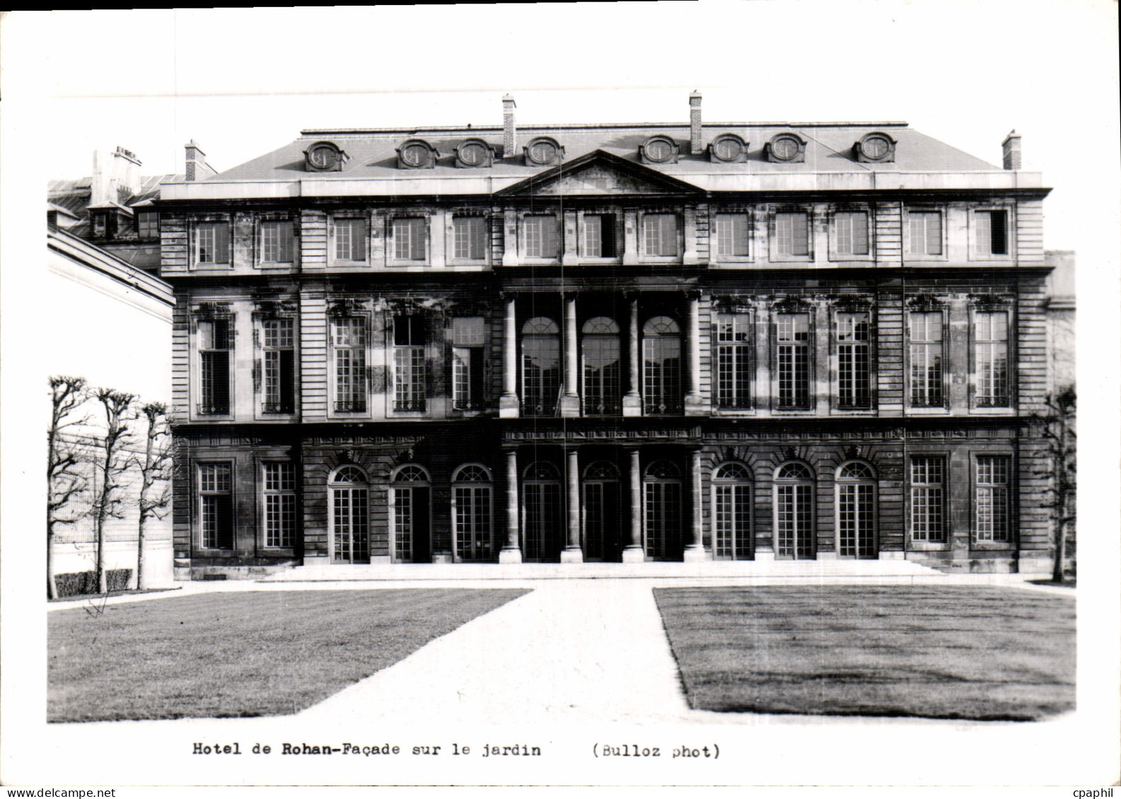 CPM Hotel de Rohan Facade sur le Jardin