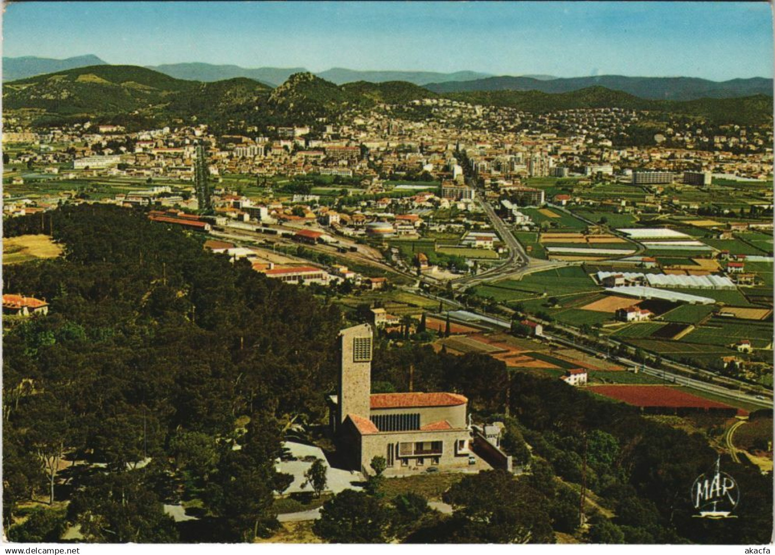 CPM HYERES HYERES-les-PALMIERS - Vue Aerienne (1111994)