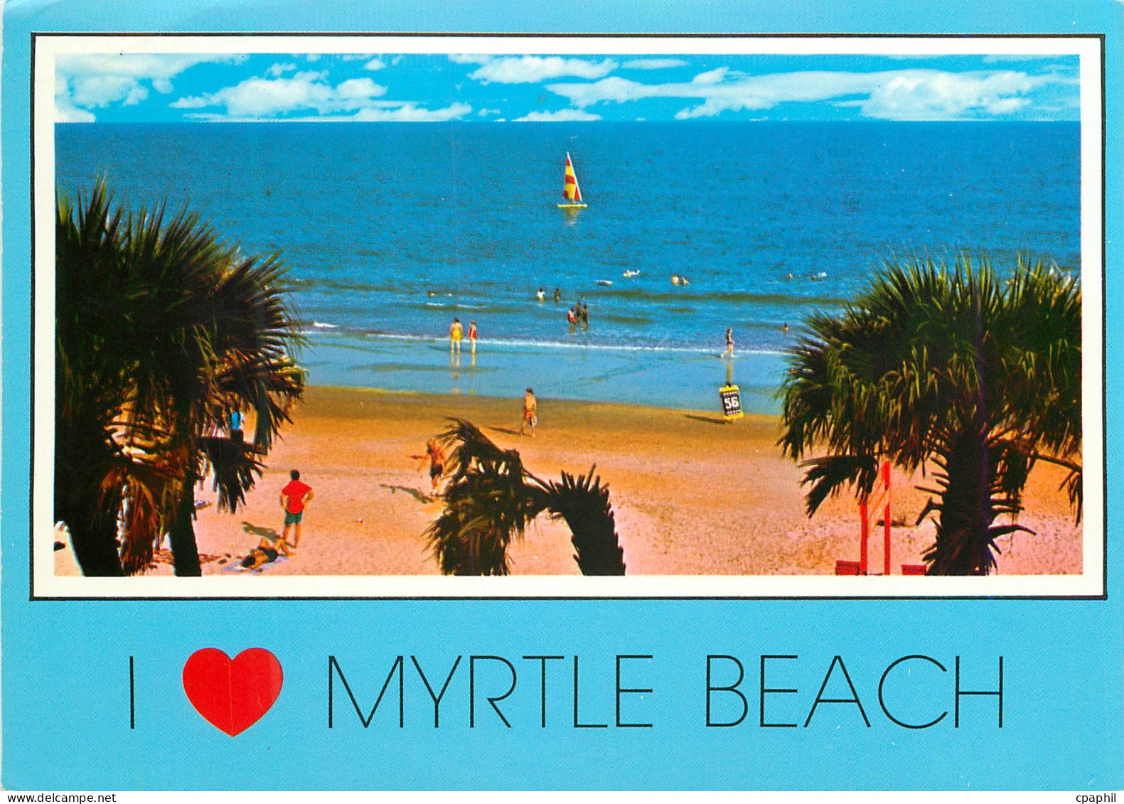CPM I Love Myrtle Beach San Sun and Sailing Myrtle Beach