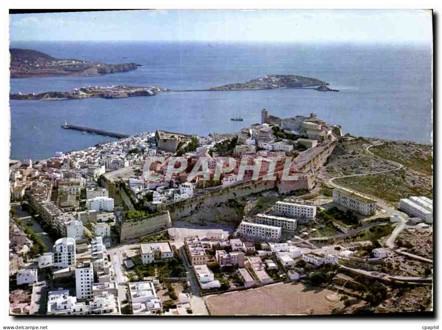 CPM Ibiza Baleares vue d'avion