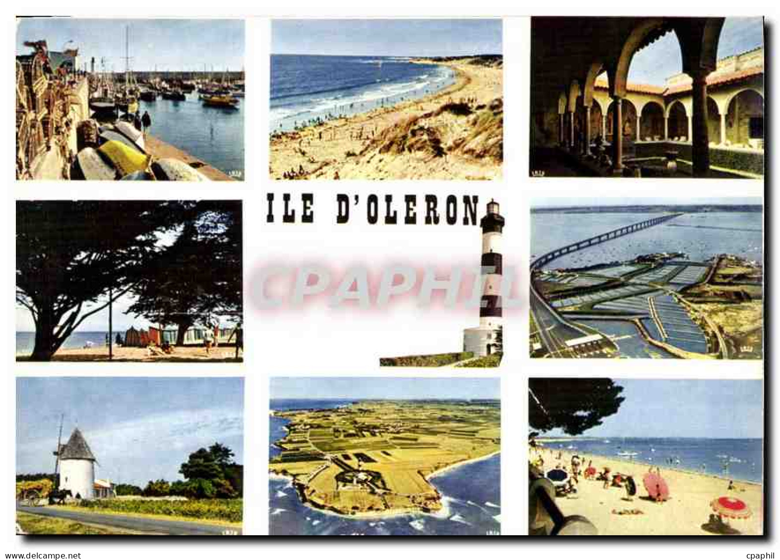 CPM Ile d'Oleron la Cotiniere les Sables Vigniers la Perroche Plage de la Bree le Pont la Bree Phare