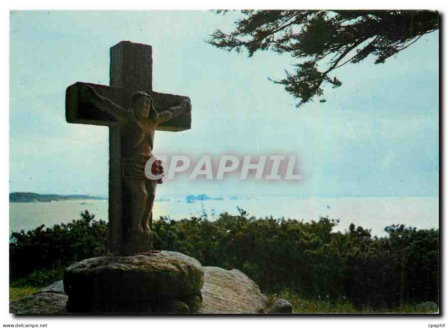CPM Ile de Batz (Nord Finistere) La Croix de Saint Paul