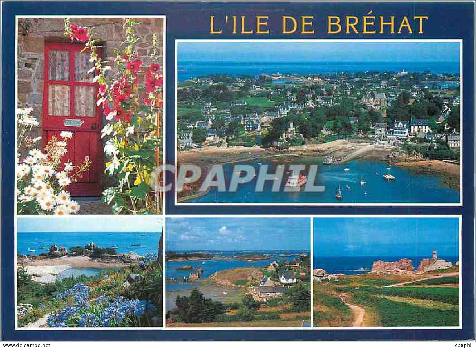 CPM Ile de Brehat (Cotes d'Armor) L'Ile des fleurs et des rochers roses