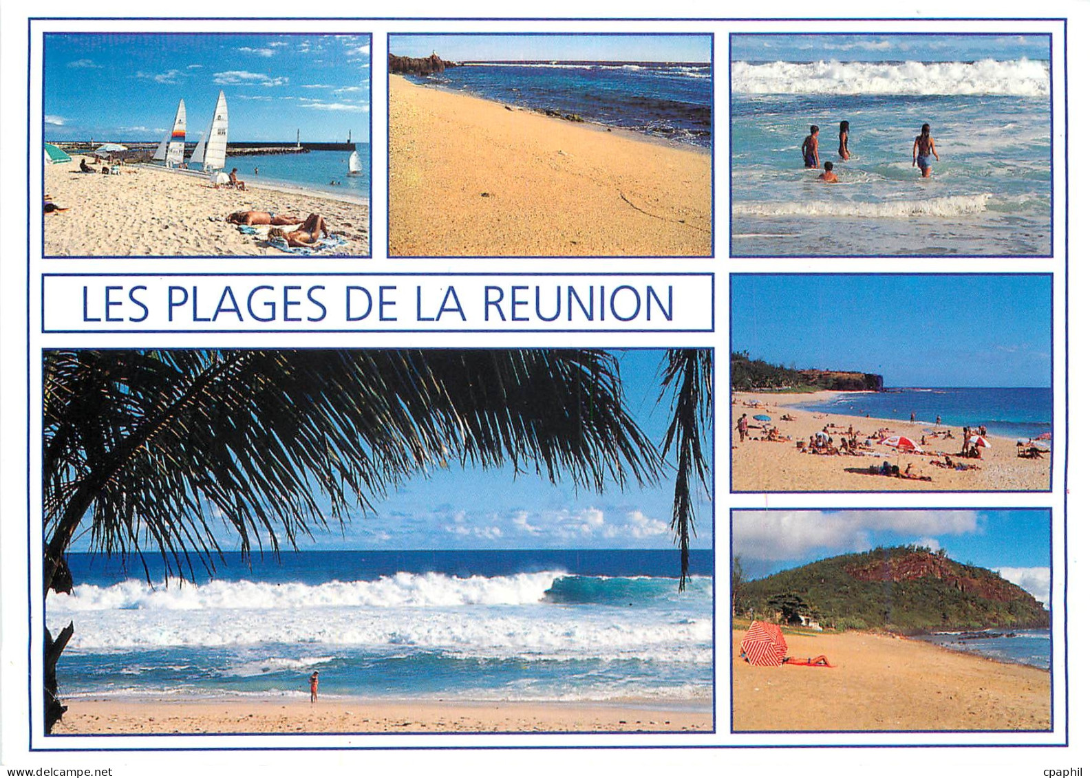 CPM Ile de la Reunion Les Plages de la Reunion