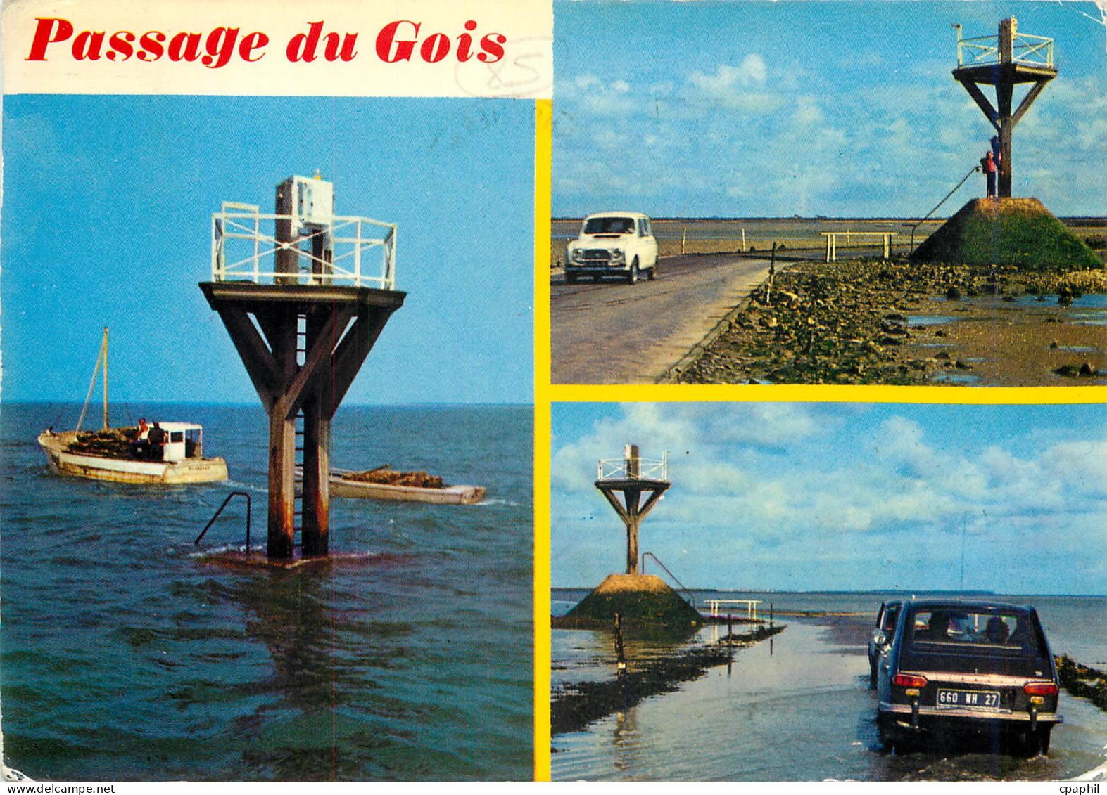 CPM Ile de Noirmoutier Le passage du Gois