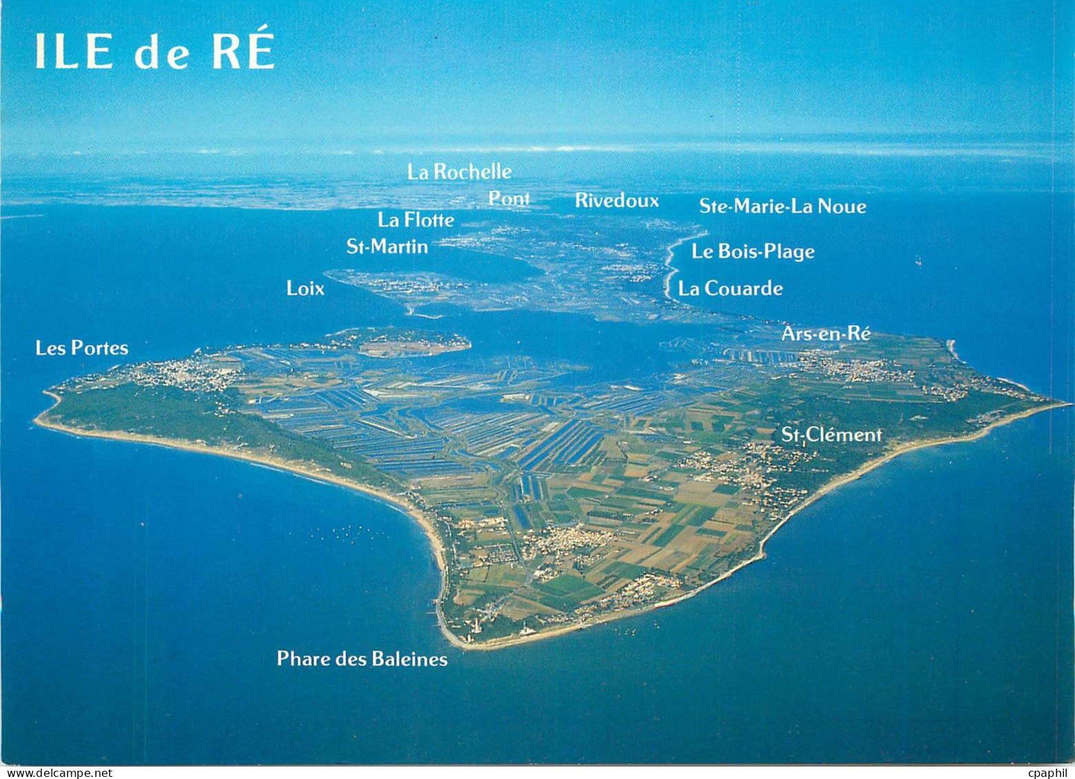 CPM Ile de Re vue generale de l'Ile