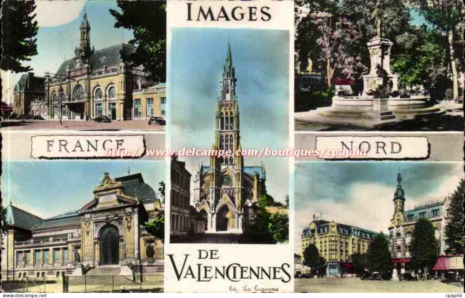 CPM Images de Valenciennes