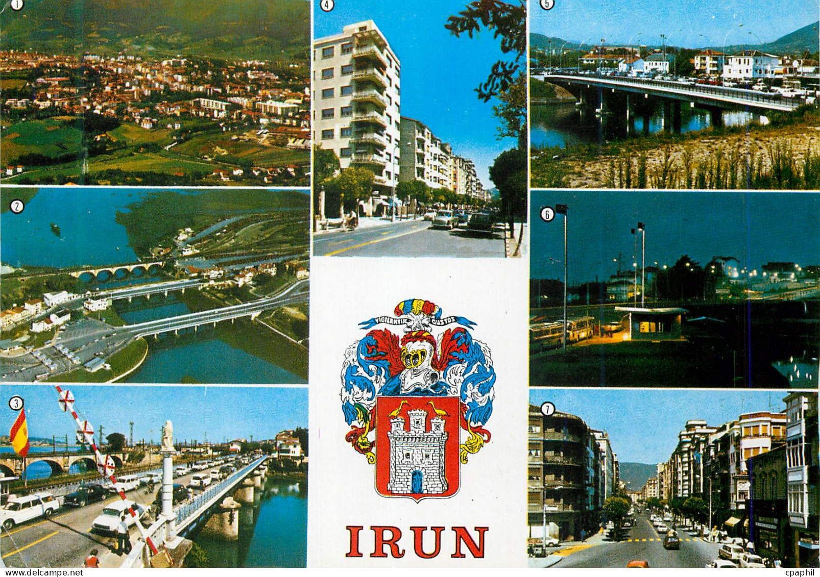 CPM Irun Vista general Puentes internacionales Puente internacional Paseo de Colon Puente internacional de Santiago