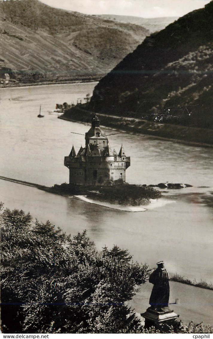 CPM Kaub am Rhein Blucherdenkmal und Pfalz
