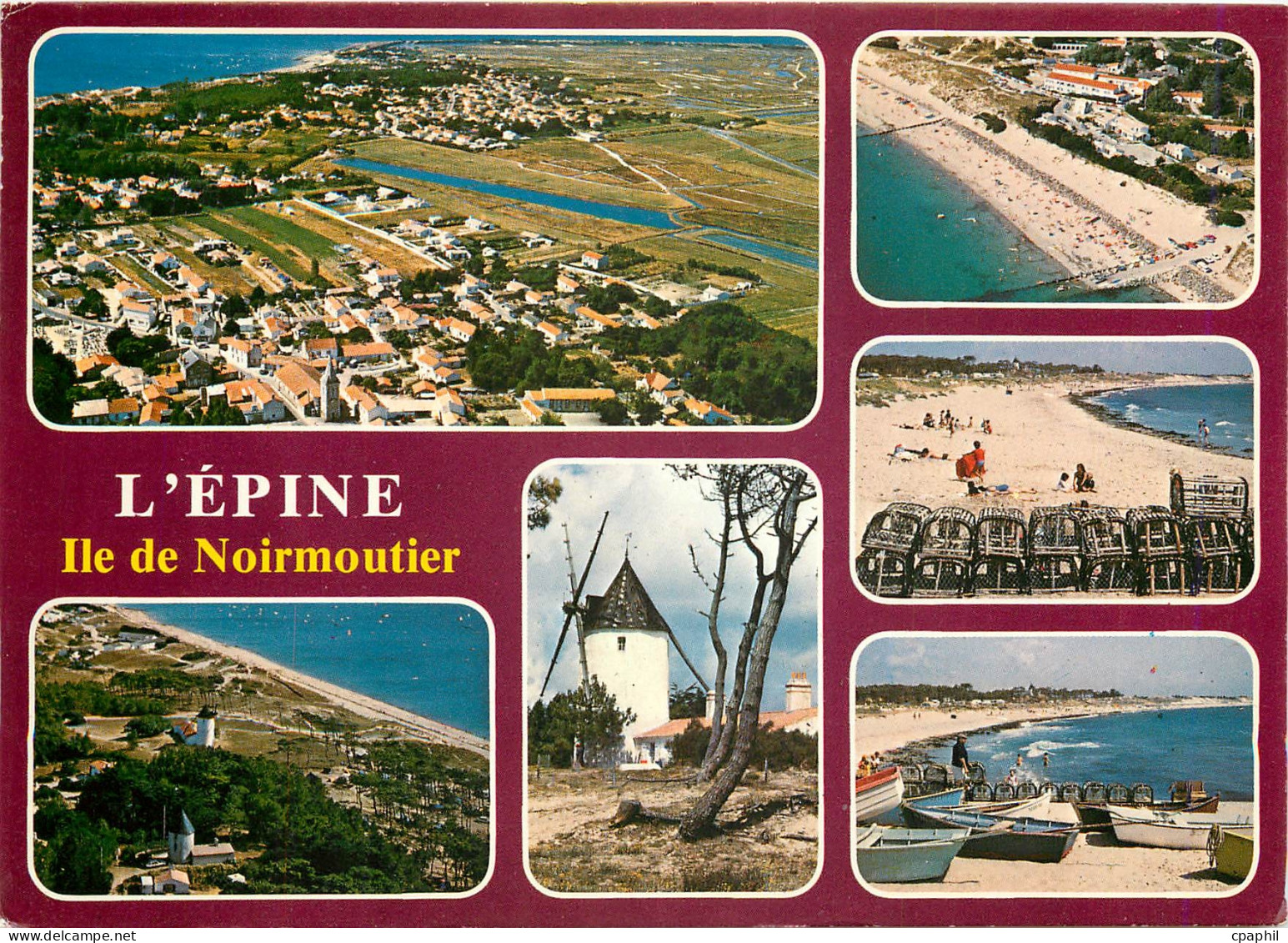 CPM L'Epine Ile de Noirmoutier L'Epine Les sites touristiques