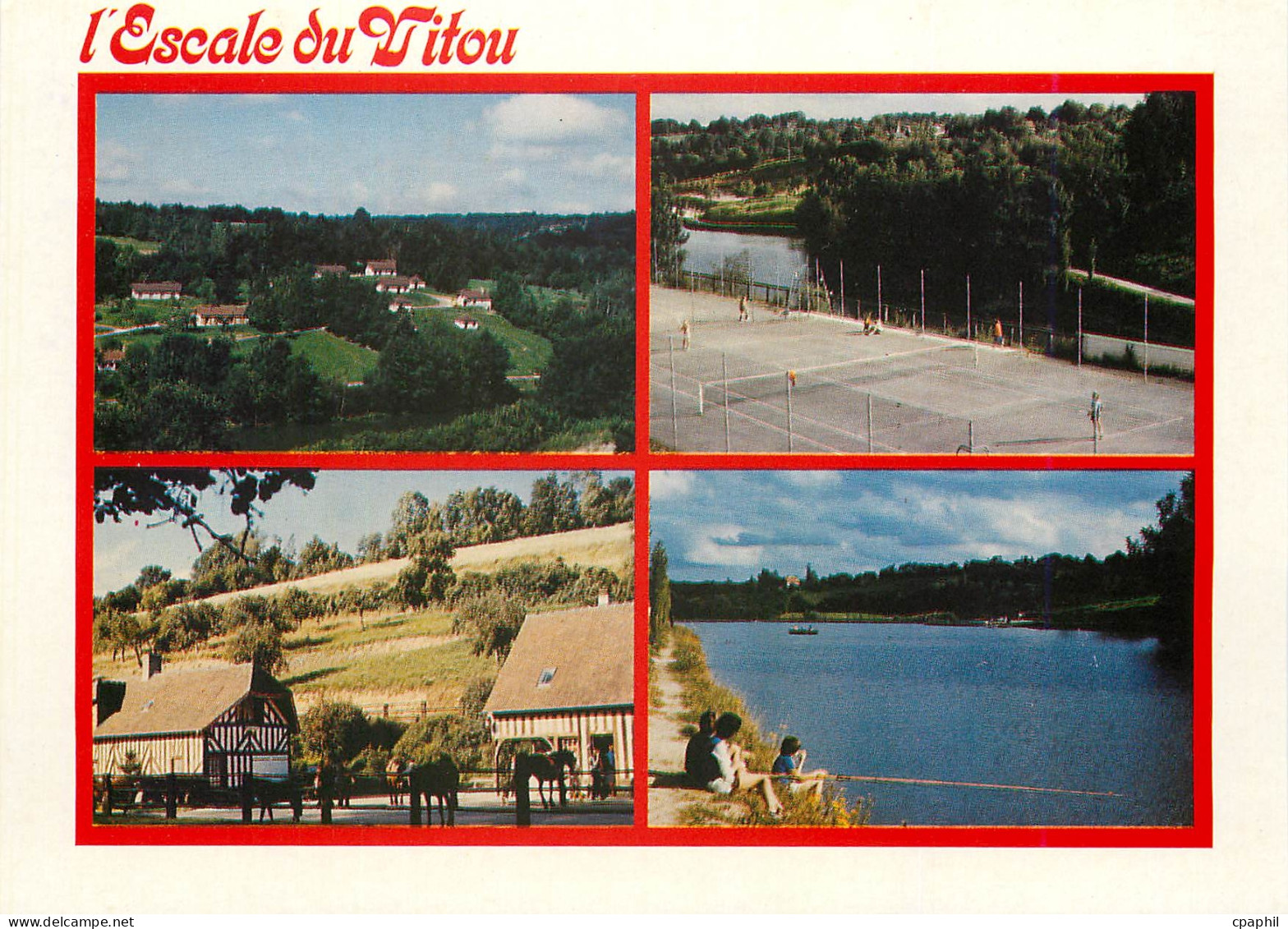 CPM L'Escale du Vitou Centre de Loisirs Hotel Vimoutiers Tennis