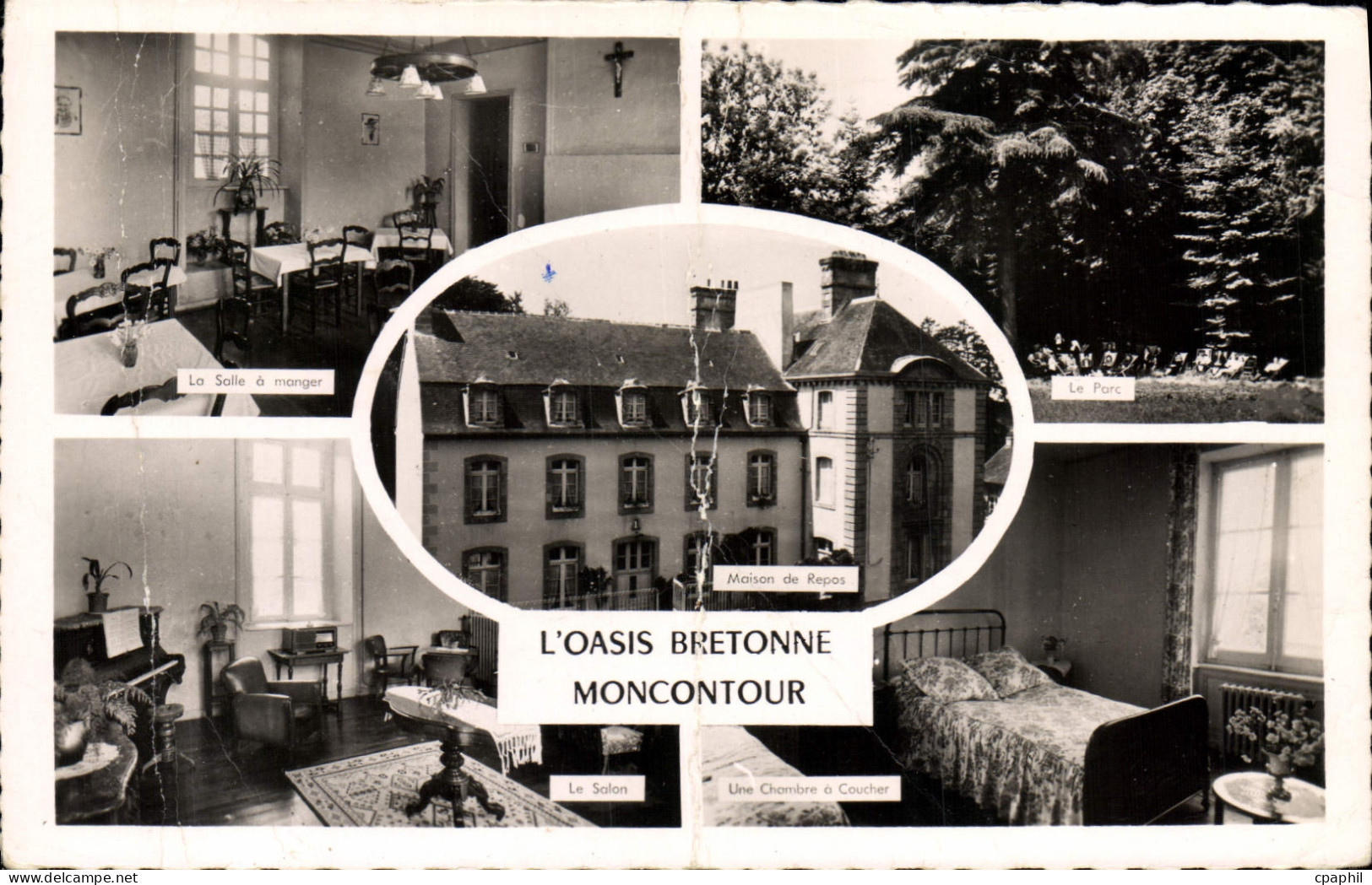 CPM L'Oasis Bretonne Moncontour La salle a manger Le salon Le parc Chambre a coucher