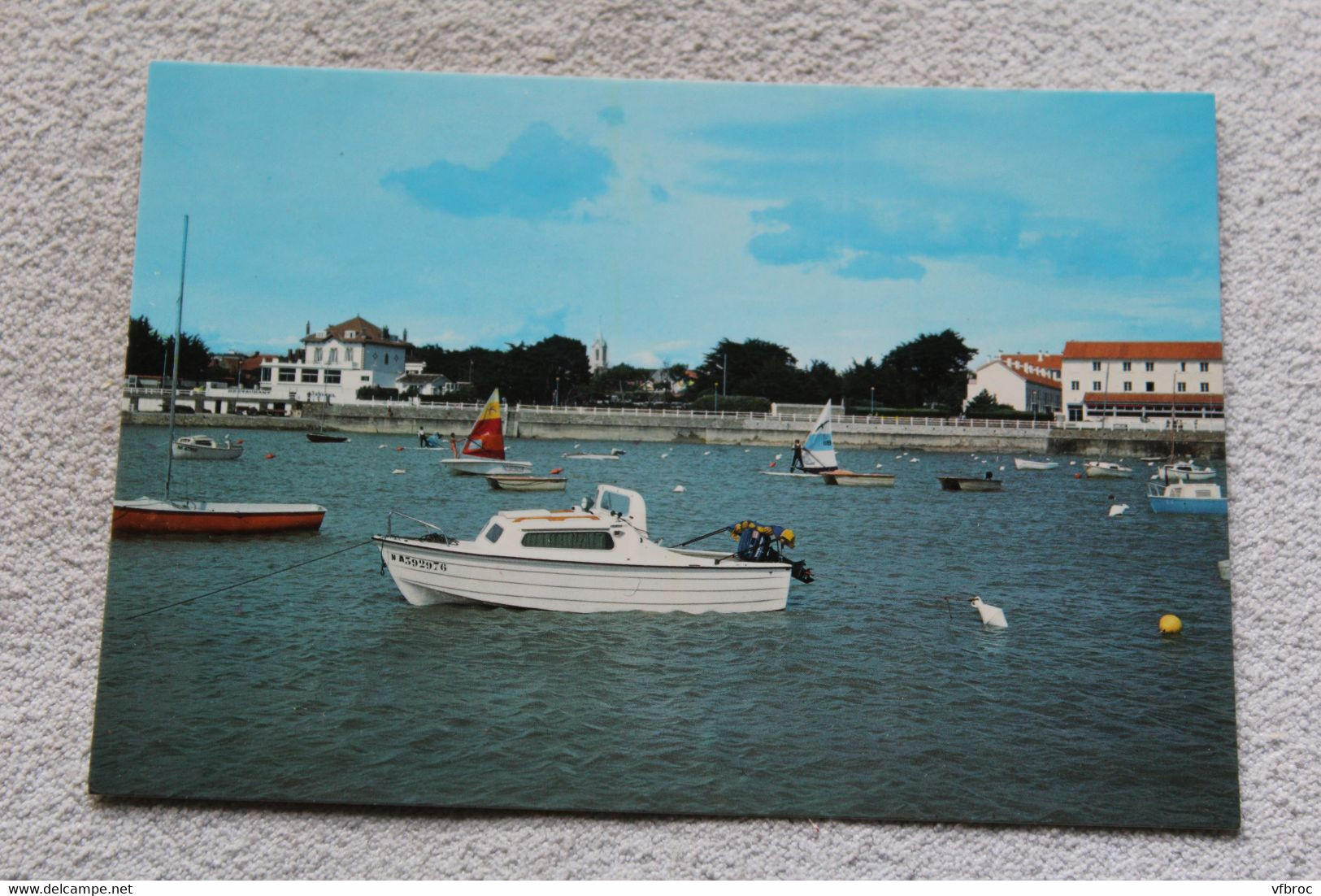 Cpm, la Bernerie en Retz, vue sur la plage sainte Anne, Loire atlantique 44