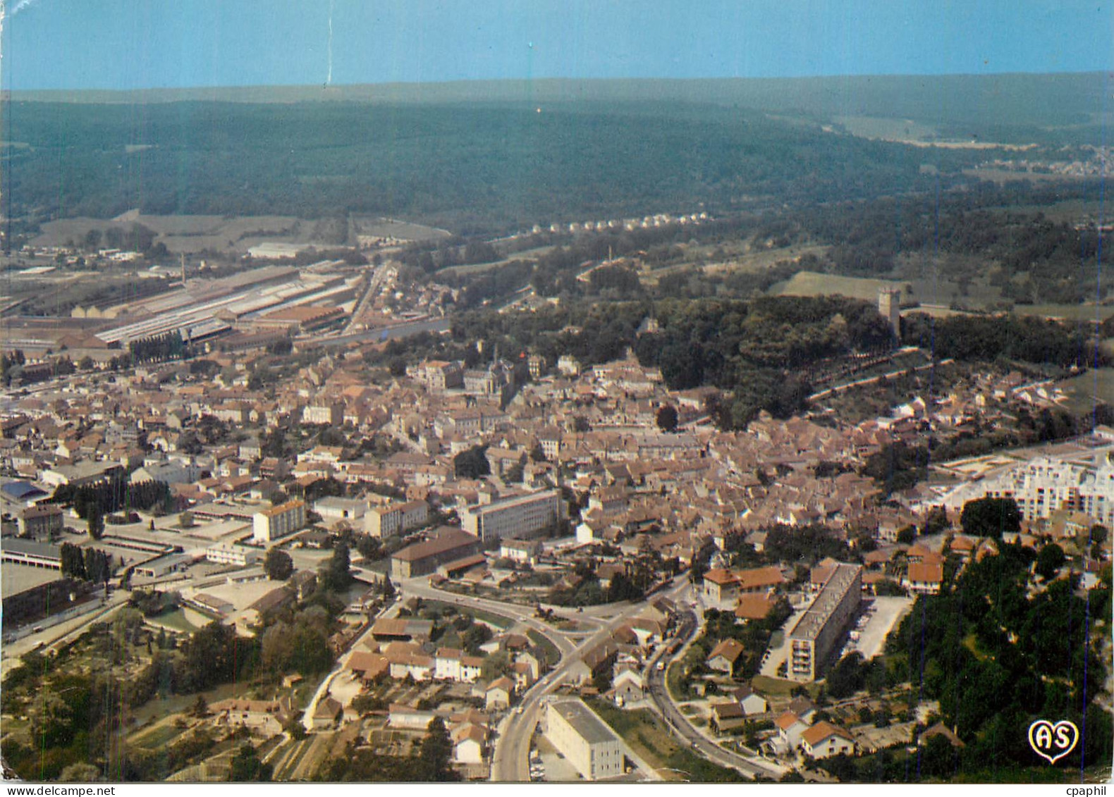 CPM La Bourgogne Pittoresque MontBard vue aerienne