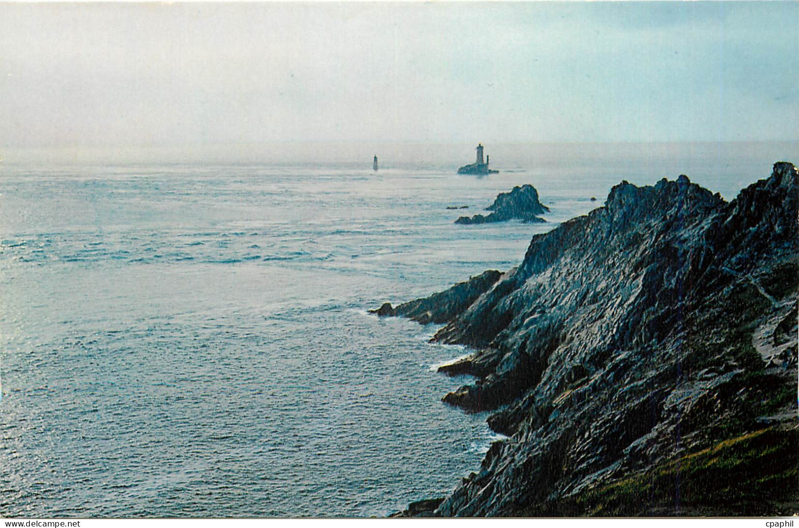 CPM La Bretagne Contre jour sur la Pointe du Raz Finistere