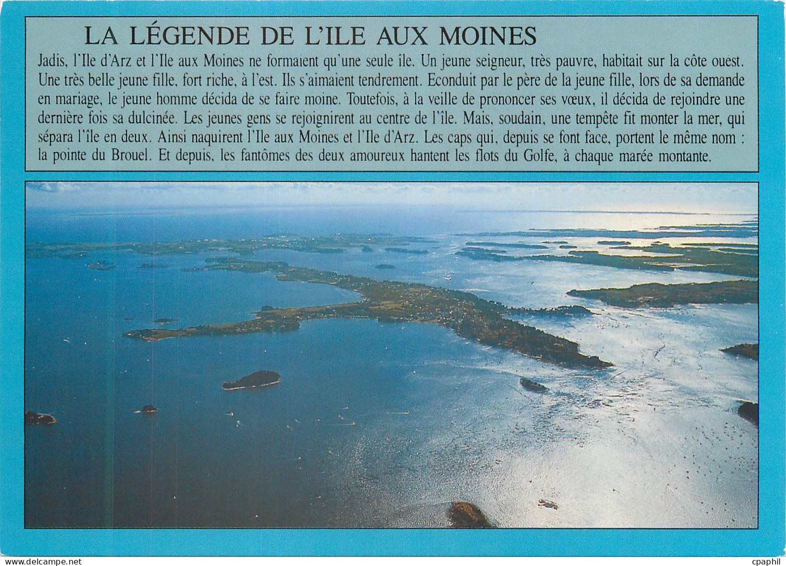 CPM La Bretagne En Couleur L Ile Aux Moines