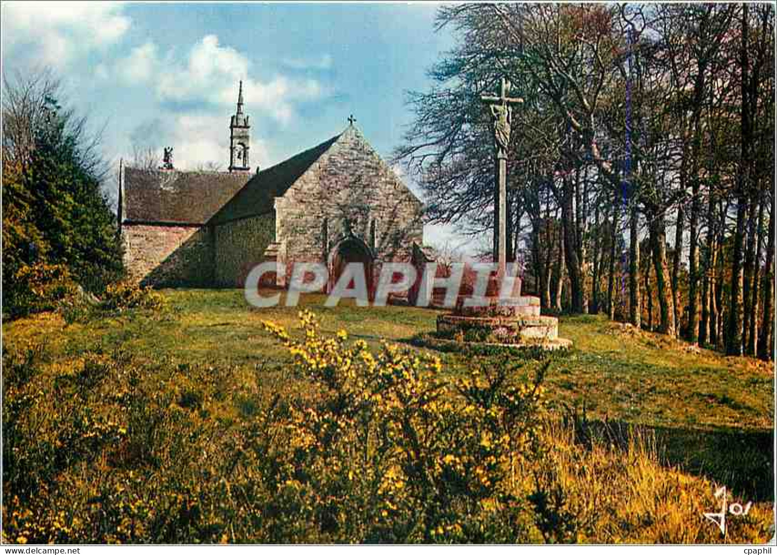 CPM La Bretagne en couleurs La chapelle de Saint Gidas en Bretagne