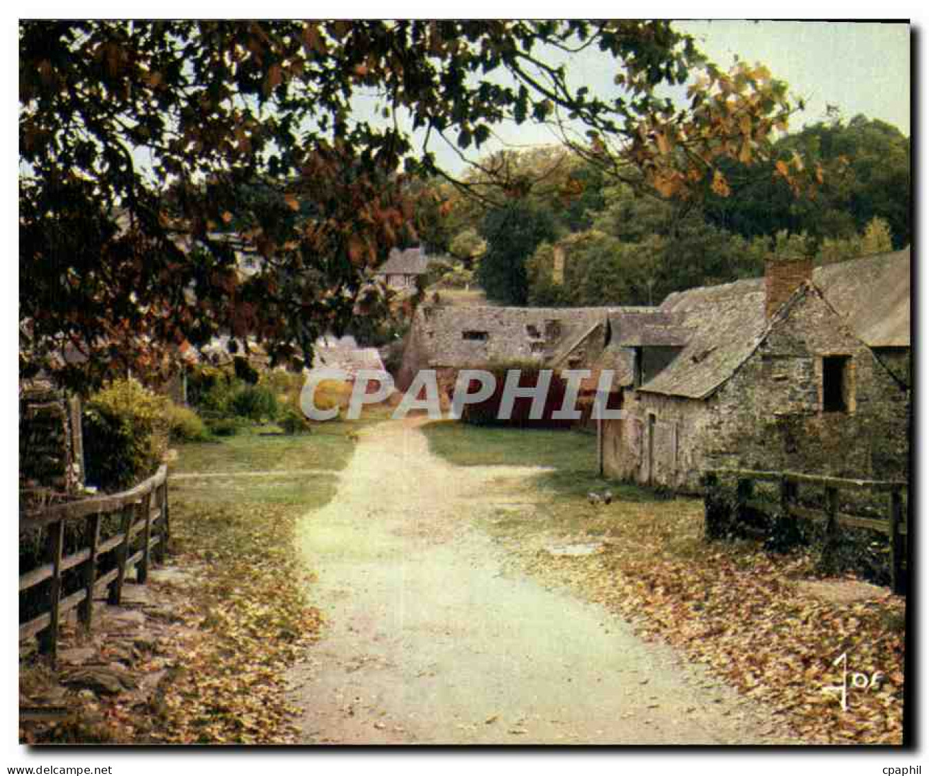 CPM La Bretagne en Couleurs Paimpont Les forges