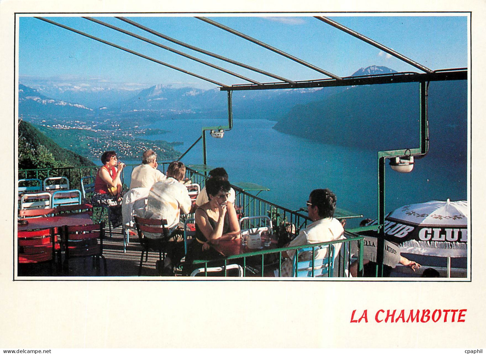 CPM La Chambotte Savoie Vue sur le lac du Bourget