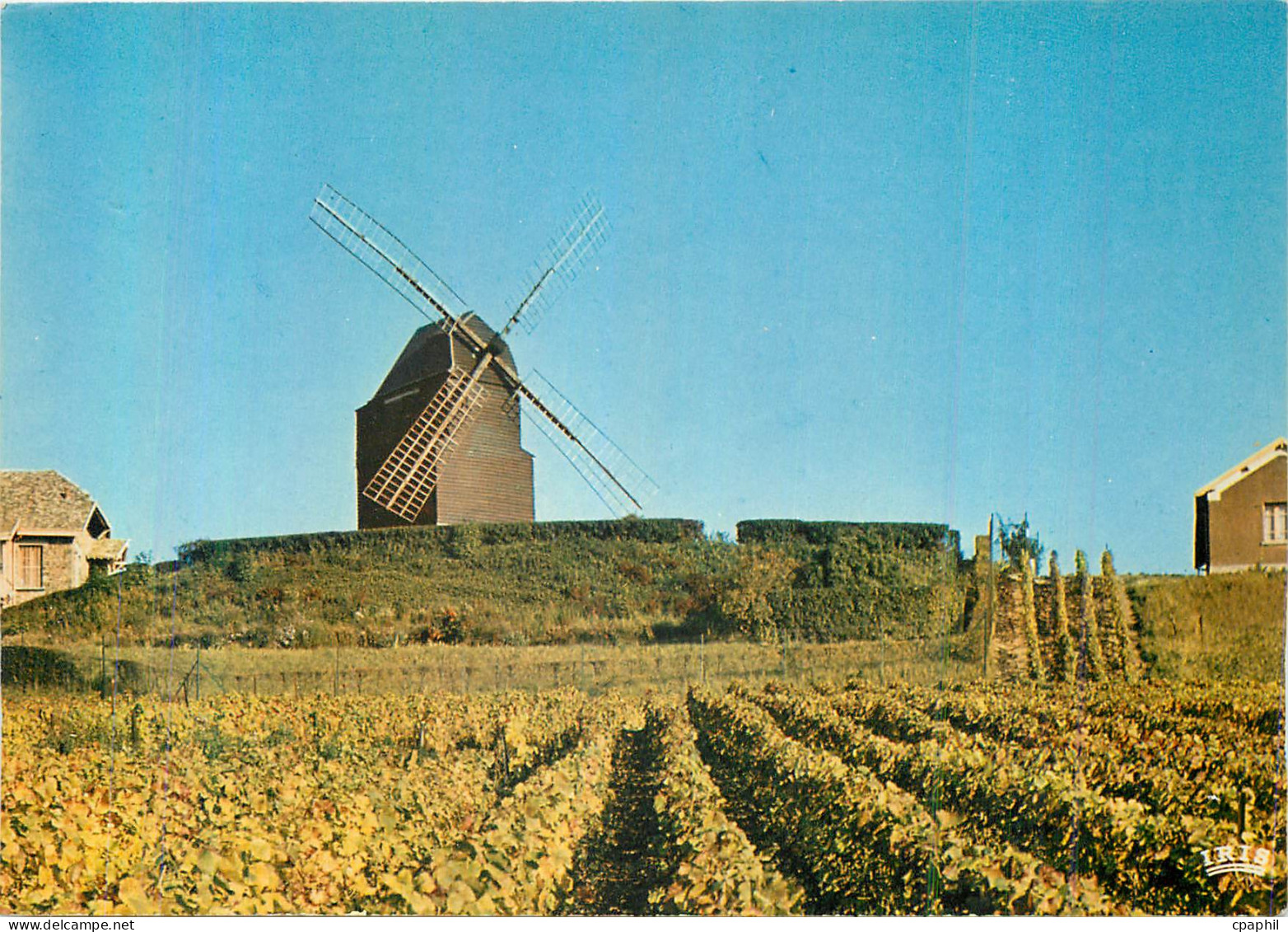 CPM La Champagne Moulin Historique de Verzenay Propriete du Champagne Heidsieck Monopole