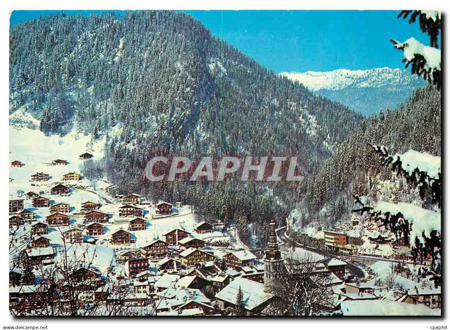 CPM La Clusaz Haute Savoie L'entree de la station