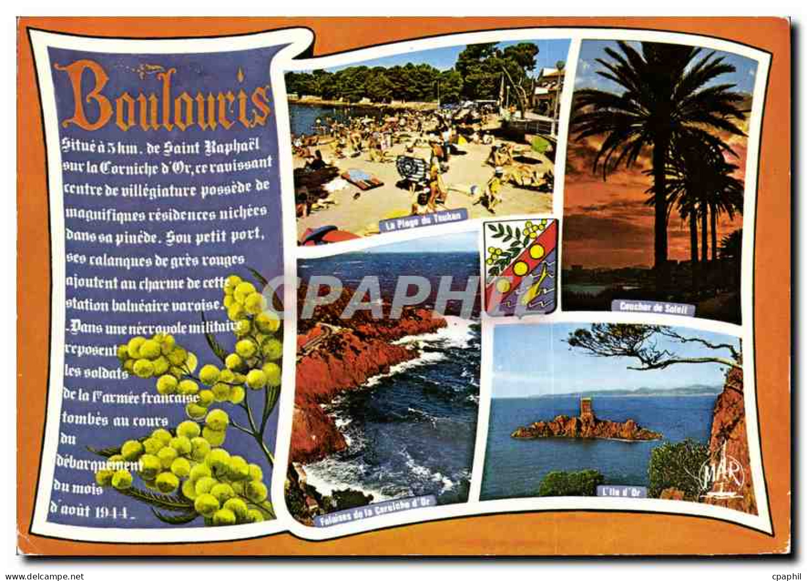 CPM La Cote d'Azur Boulouris Var