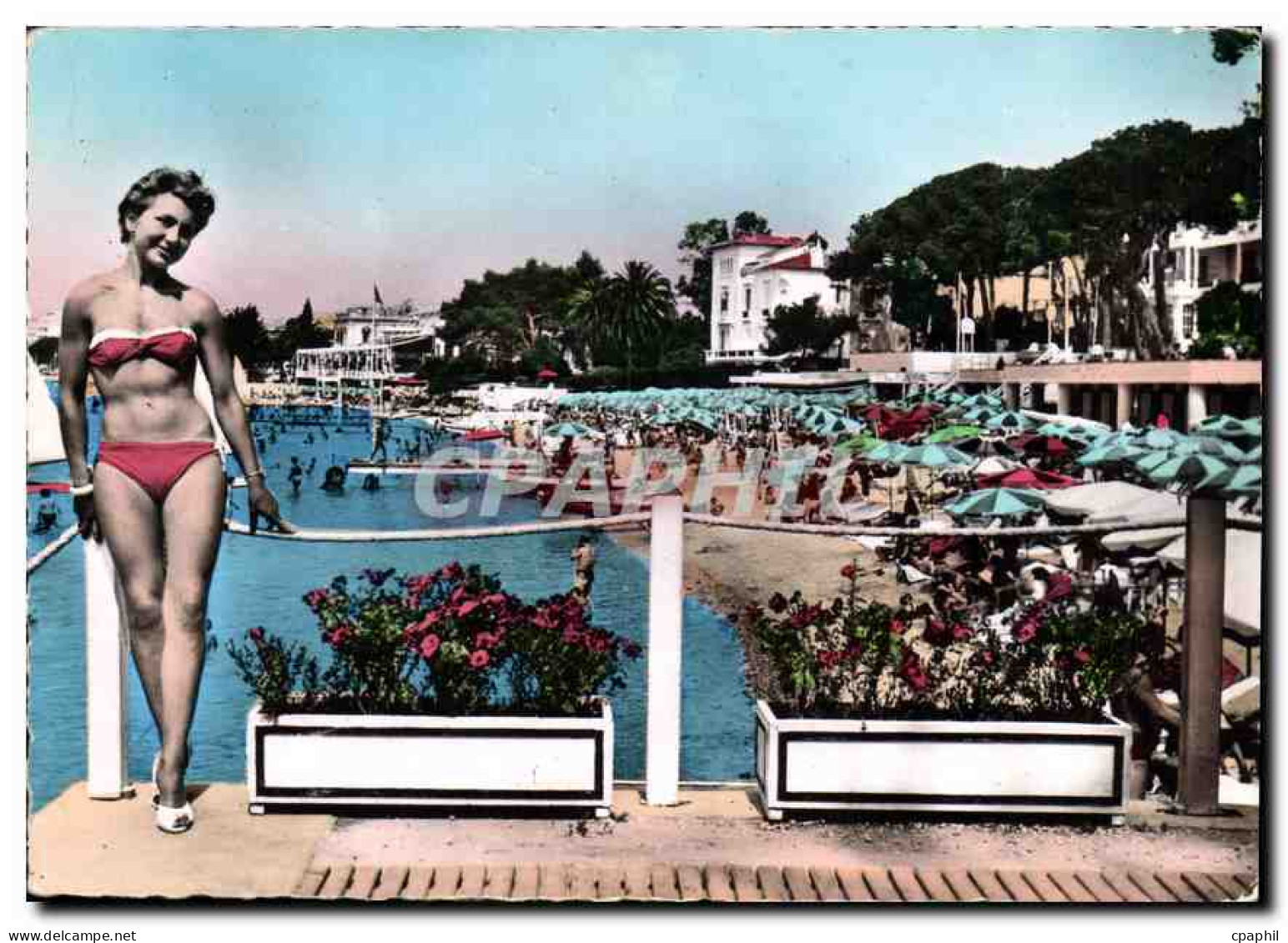CPM La Cote d'Azur Juan les Pins La Plage