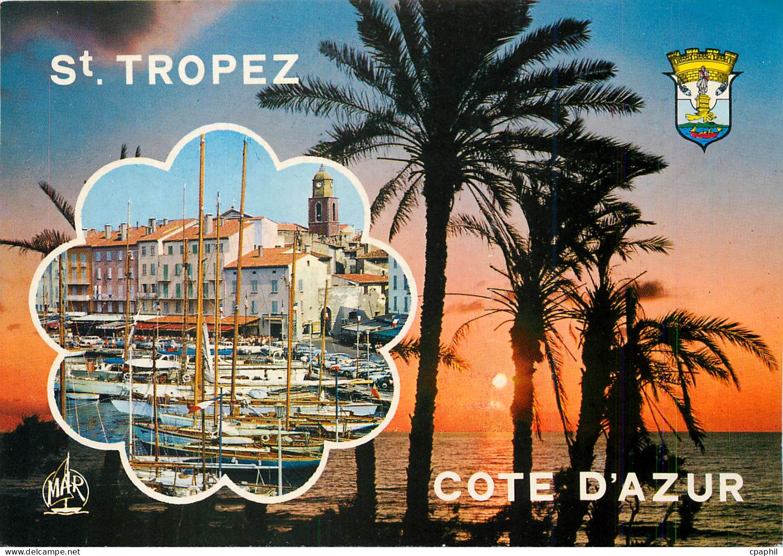 CPM La Cote d'Azur Saint Tropez Le Port