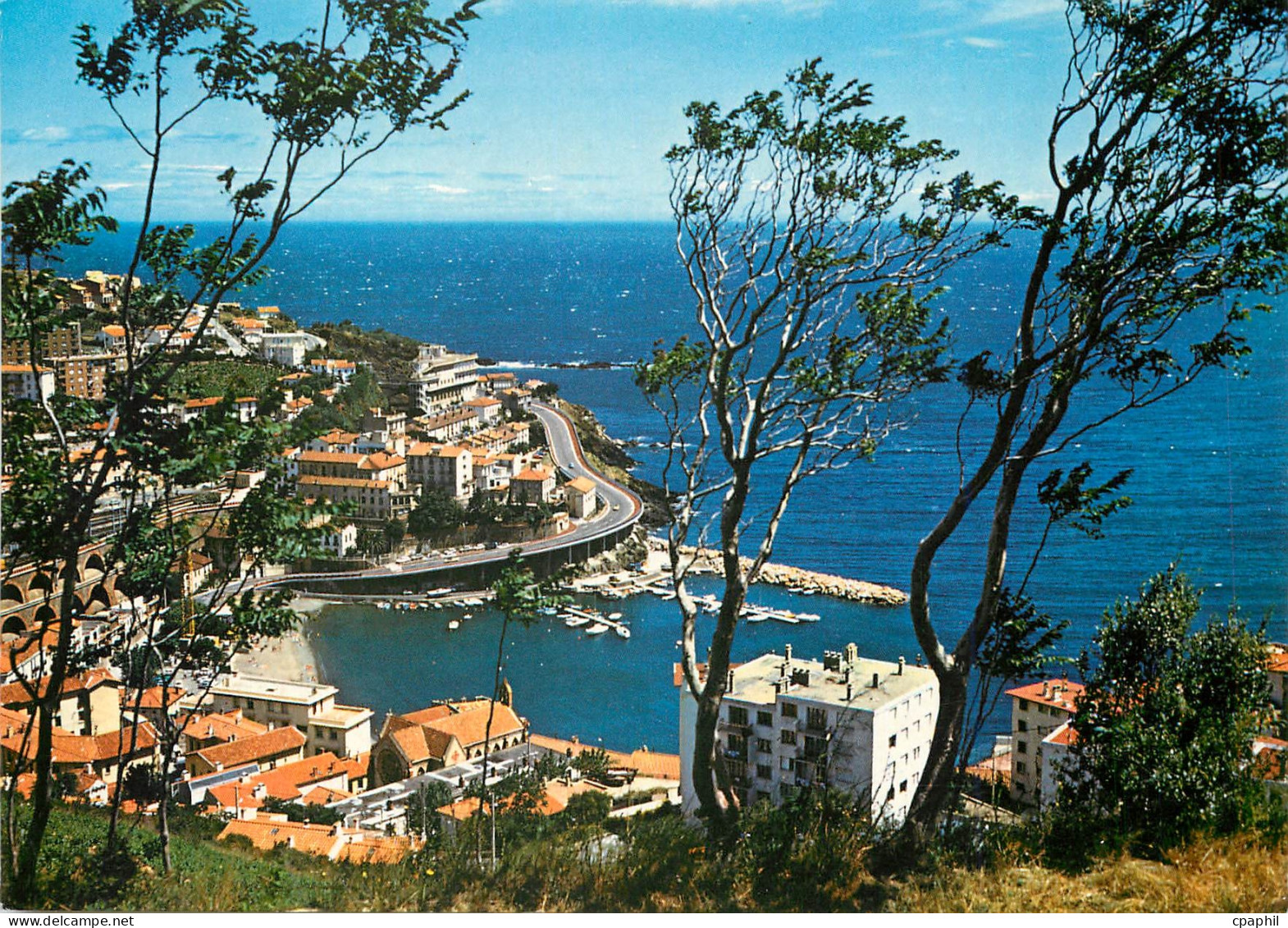 CPM La Cote Vermeille Cerbere Frontiere franco espanole La baie