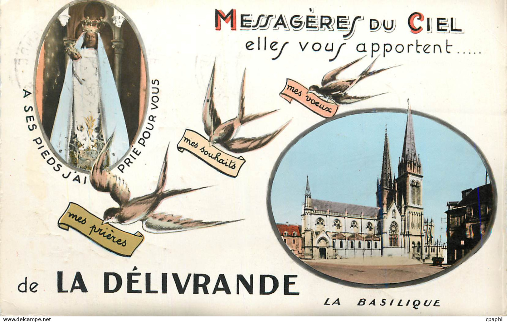 CPM La Delivrande la basilique