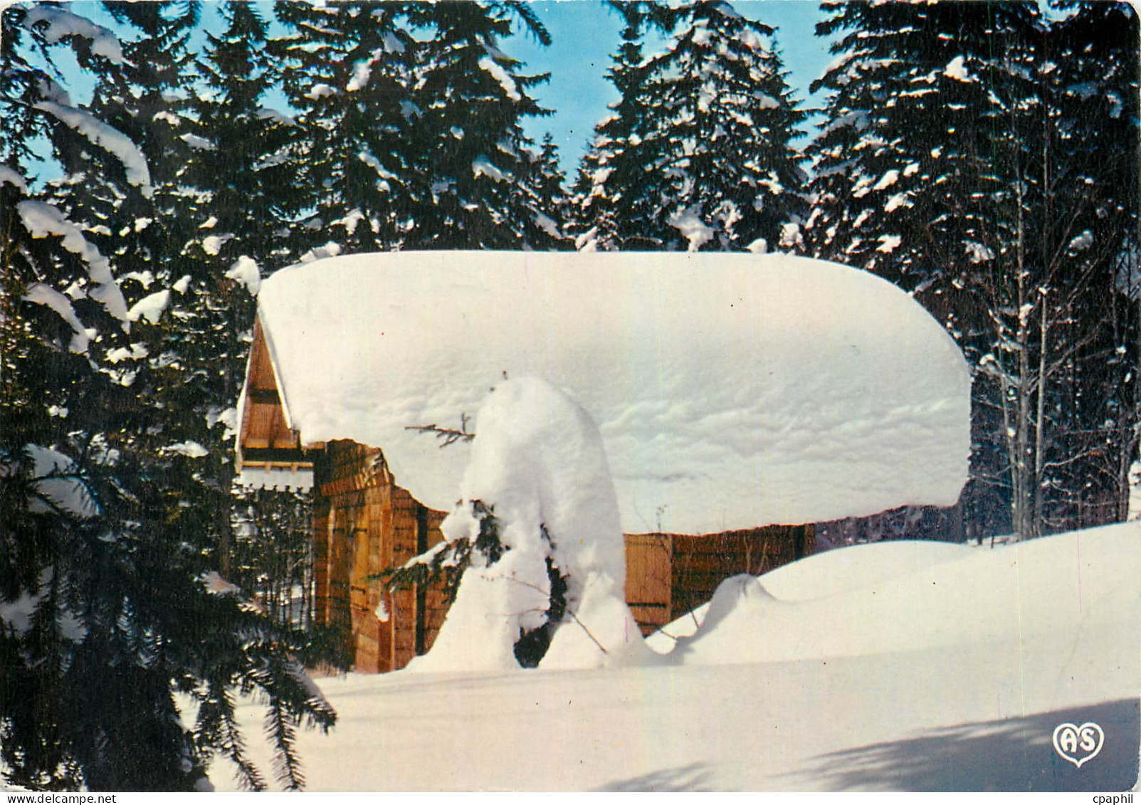 CPM La Franche Comte Pittoresque Les Rousses Le chalet sous la neige