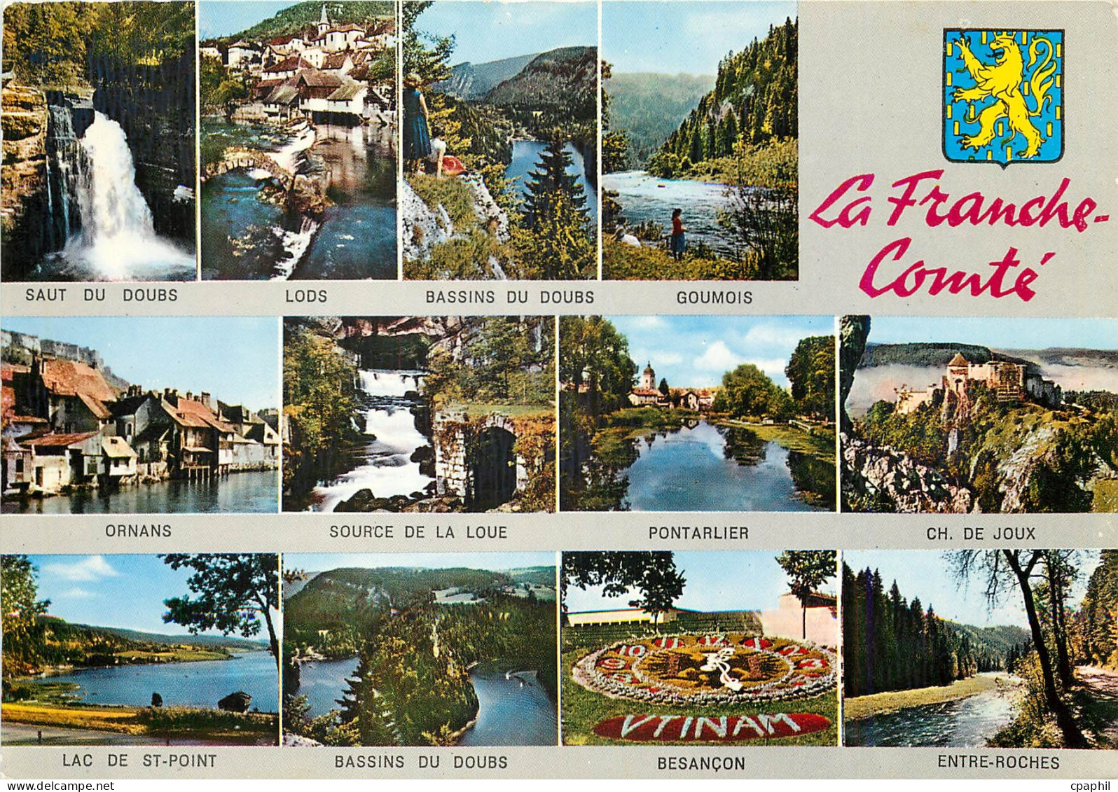 CPM La Franche Comte Saut du Doubs Lods Goumois Pontarlier