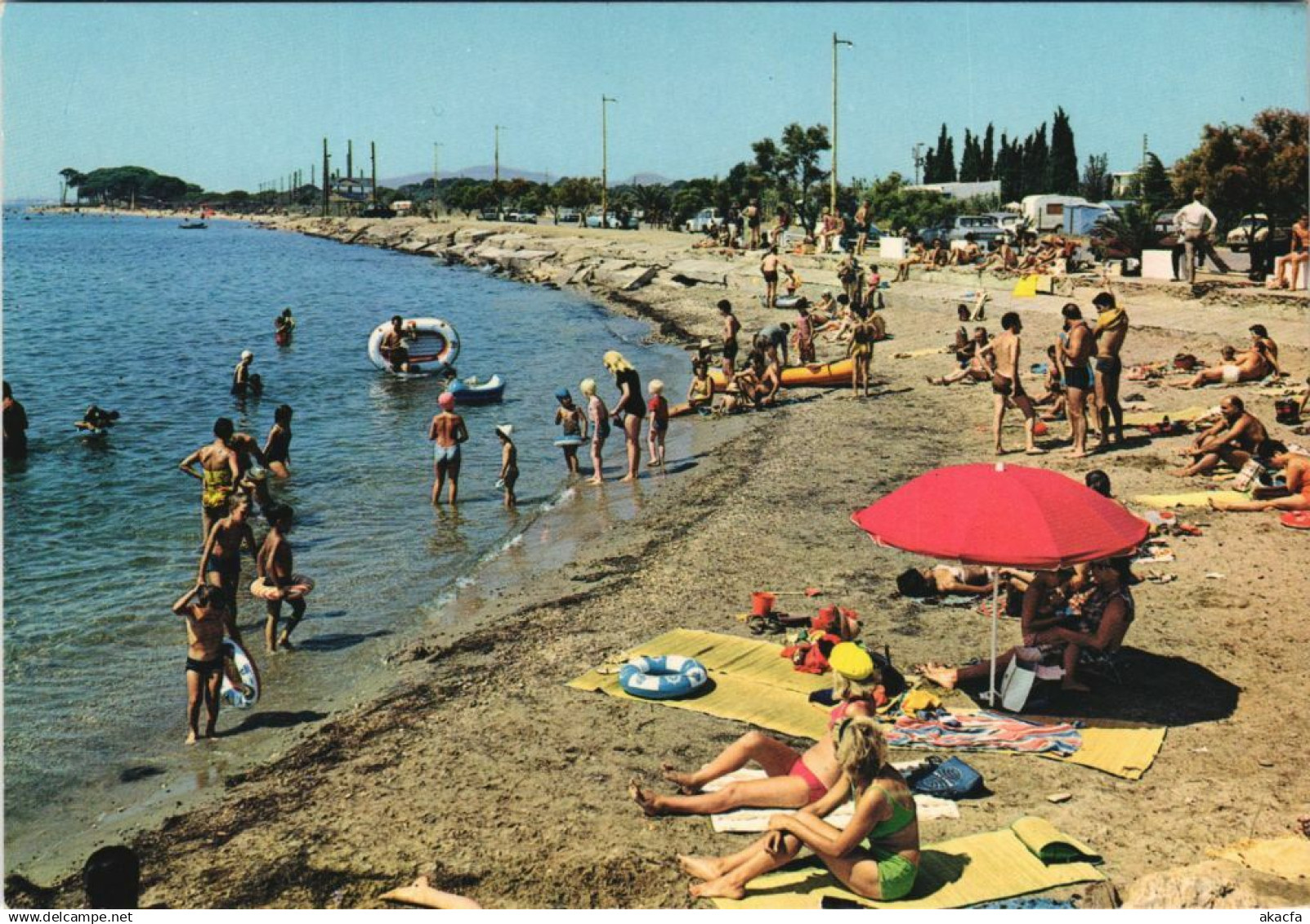 CPM LA LONDE-les-MAURES La Plage Miramar (1114055)