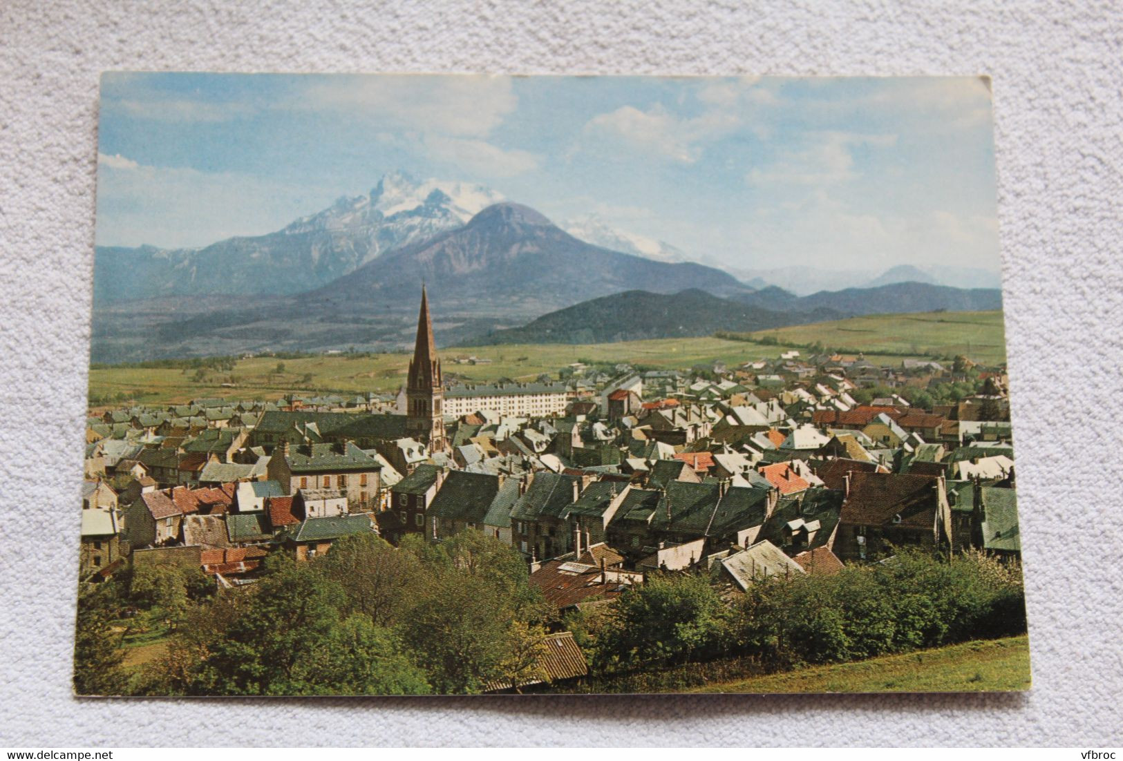 Cpm, La Mure, vue générale, l'Obiou, Isère 38