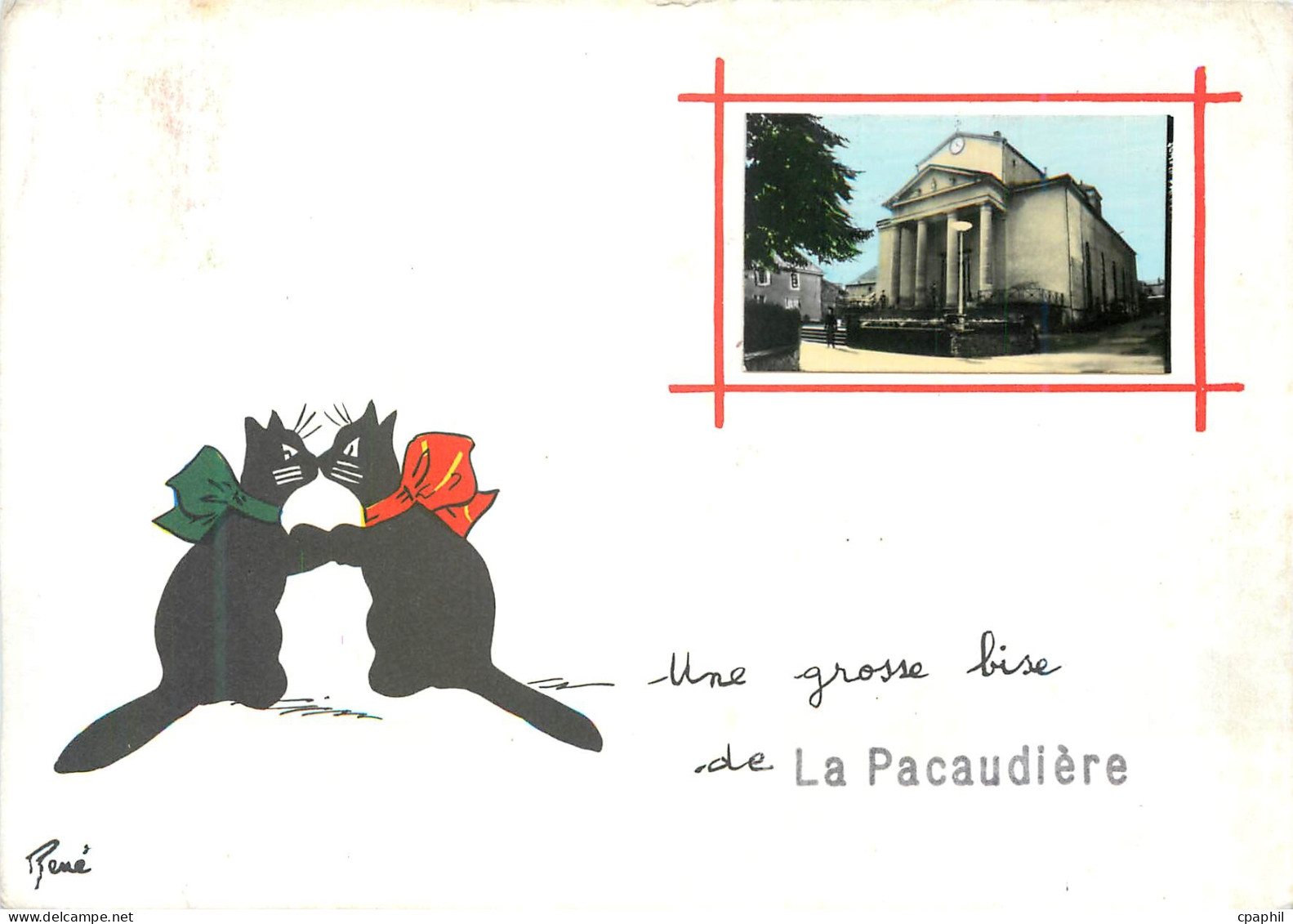 CPM La Pacaudiere Chats